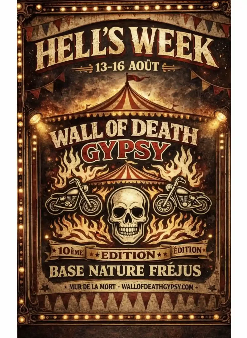 Flyer Hell’s Week 2026 Fréjus soirée du samedi