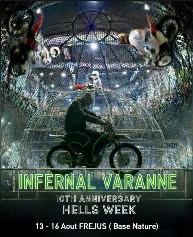Flyer Hell’s Week 2026 programme samedi soir
