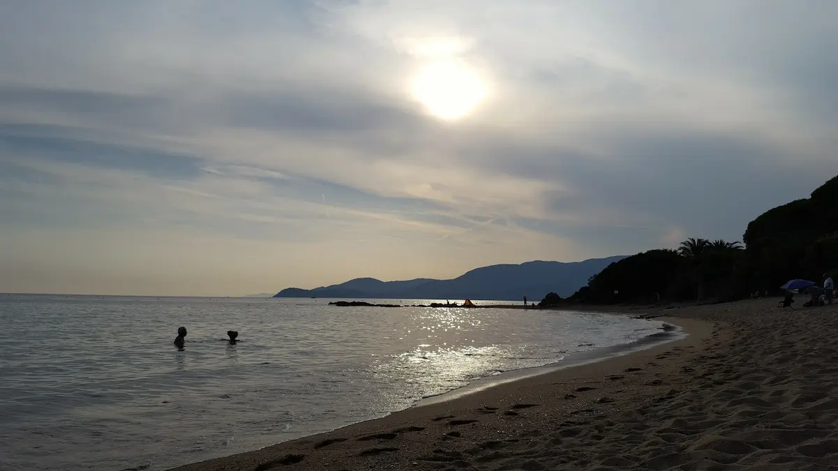 plage de Cavalaire dans le Var