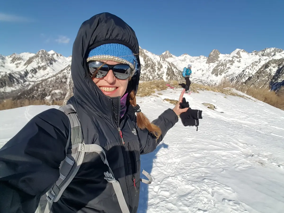 la vesubie en hiver raquettes aux pieds