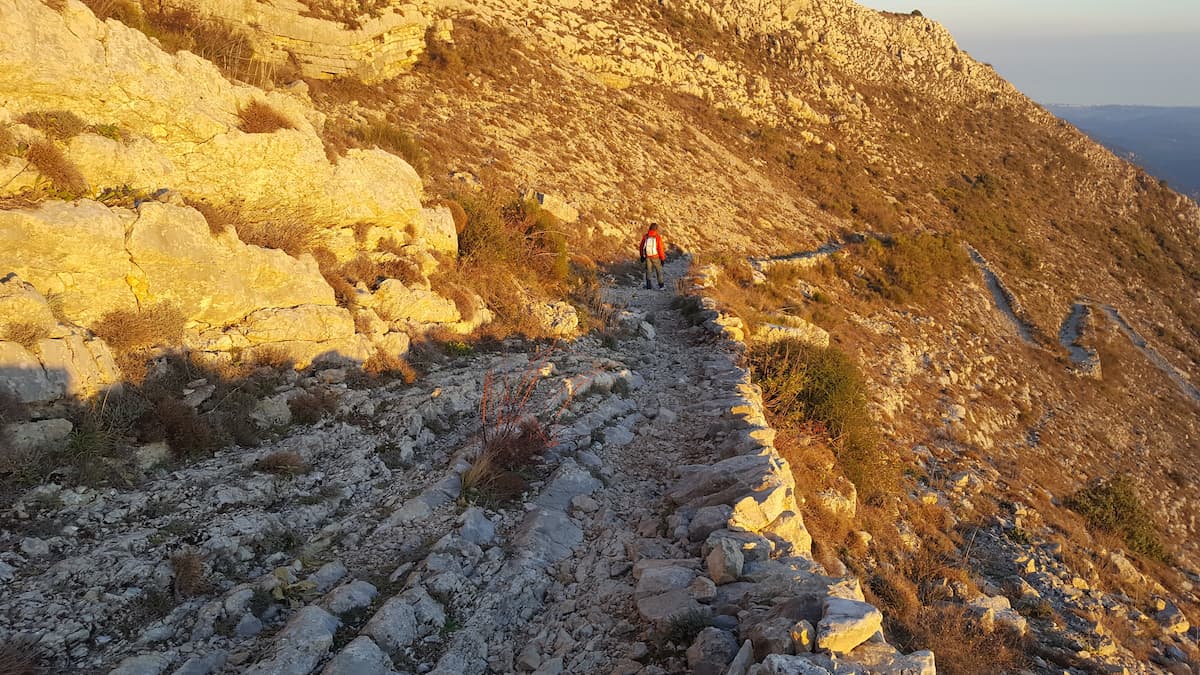 redescente du plateau de cavillore en direction de gourdon