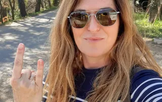selfie de l'auteur lors d'un road trip dans le var en moto