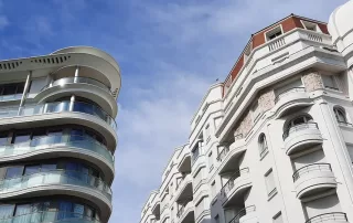 les deux immeubles emblématiques du 1 boulevard de la croisette