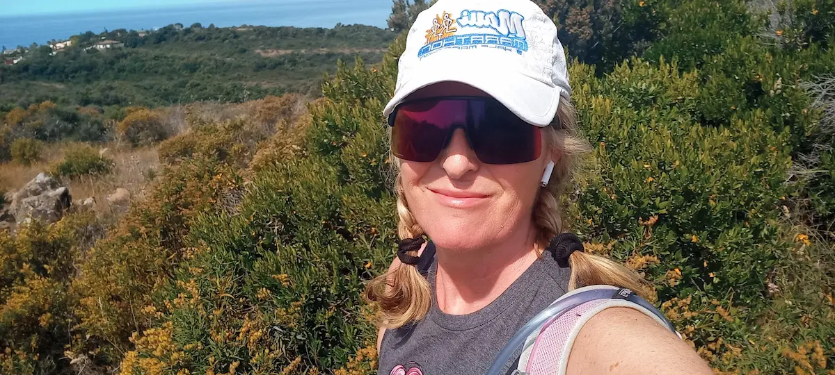 selfie de l'auteur du blog lors d'une balade sur les hauteurs de biot pour montrer que sa peau est protegee