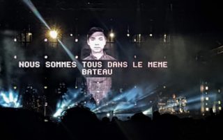 visuel du concert massive attack au festival du jazz a nice, un event a ne pas manquer chaque annee en juillet a nice sur la cote d'azur