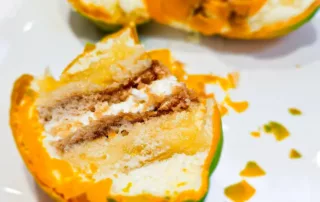Intérieur du dessert citron hyper réaliste