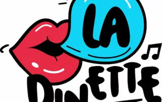 logo la dinette pour promouvoir le concept de soirées recre des grands
