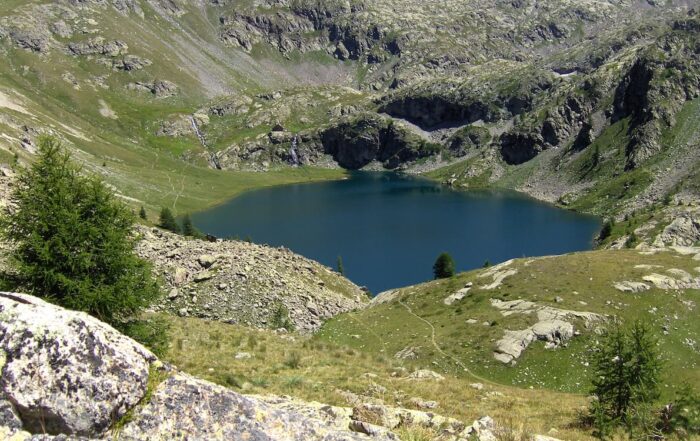 lac de vens en tinee, mercantour, proche d'auron
