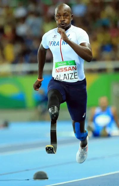 jean baptiste alaize en plein effort pendant les jeux olympiques