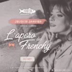 flyer de l'apero des frenchy a venir au stockfish nice, toujours dans la joie et la bonne humeur sur du son francais