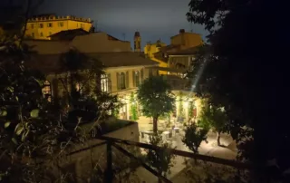 vue d'ensemble de l'hotel du couvent de nuit, ouvert en juillet 20234