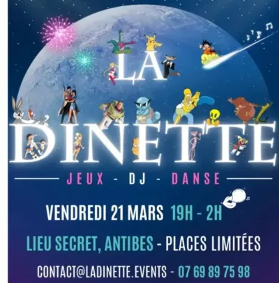 prochaine soiree la dinette le 21 mars 2025