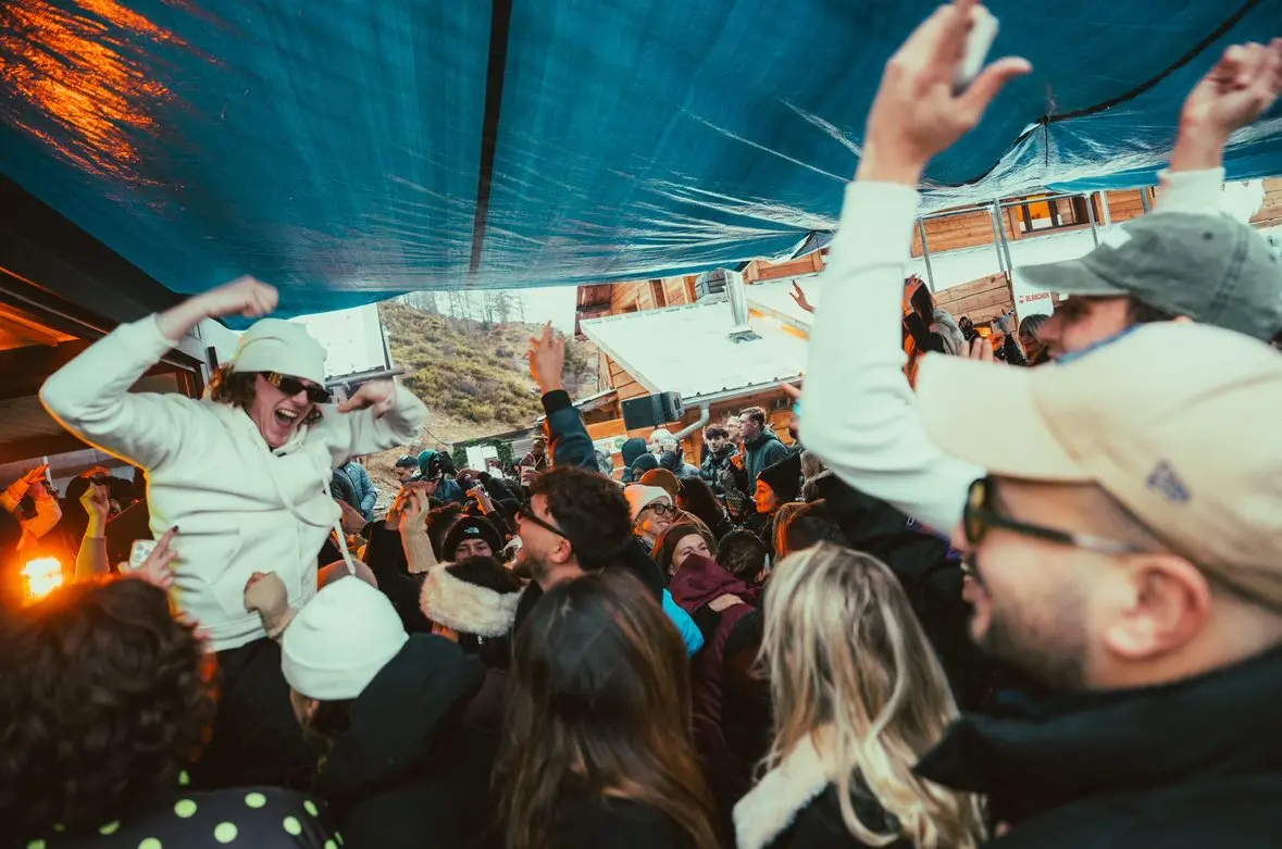 ambiance after-ski électro à Auron