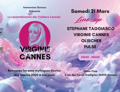 Soirée électro à Cannes : Remember Virginie Cannes Acte II sera au Glass Club le 21 mars