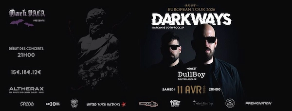 flyer de la soiree du collecif dark paca prevue a l'altherax le 11 avril 2026