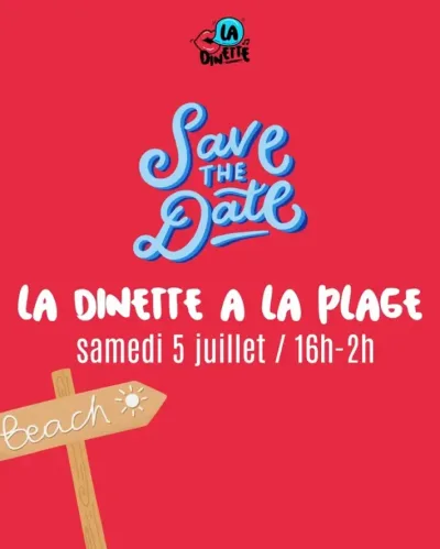 visuel d'un post instagram de la prochaine soiree dinette a la plage organisee sur la plage du vieux rocher a golfe juan
