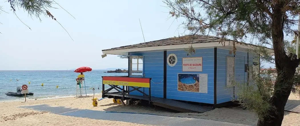 plage de St Clair au Lavandou