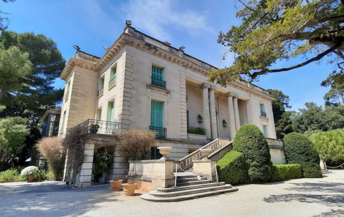 Vue de la maison eilenroc au cap d'antibes ouverte aux visiteurs