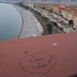 vue de la colline du chateau sur la baie des anges