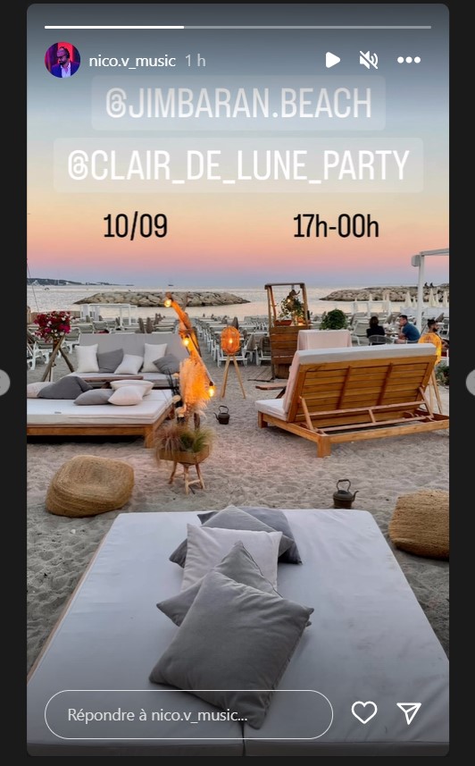 Insta du Jimbaran Beach , endroit select de la Méditerannée