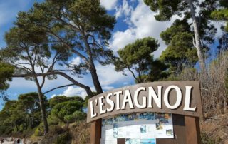 plage de l'Estagnol dans le Var