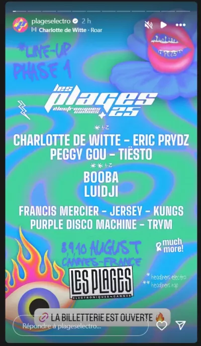 Flyer les plages electro