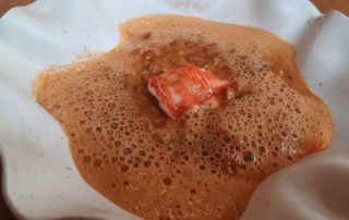 assiette servie au restaurant gastronomique spelt a tourettes sur loup sur la cote d'azur, un des 12 meilleurs restaurants cote d'azur